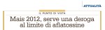 L'agricoltura chiede limiti più alti